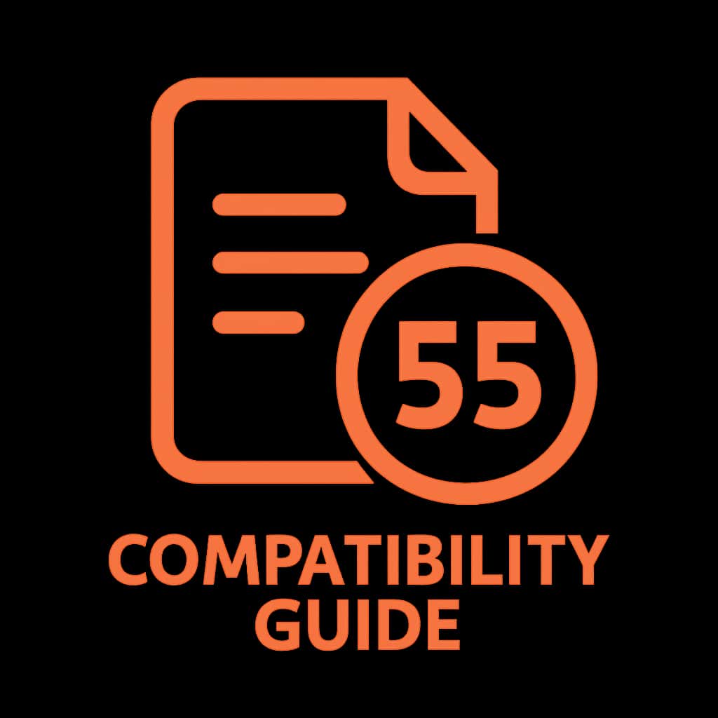 Icon representing the 55 Win Compatibility Guide.