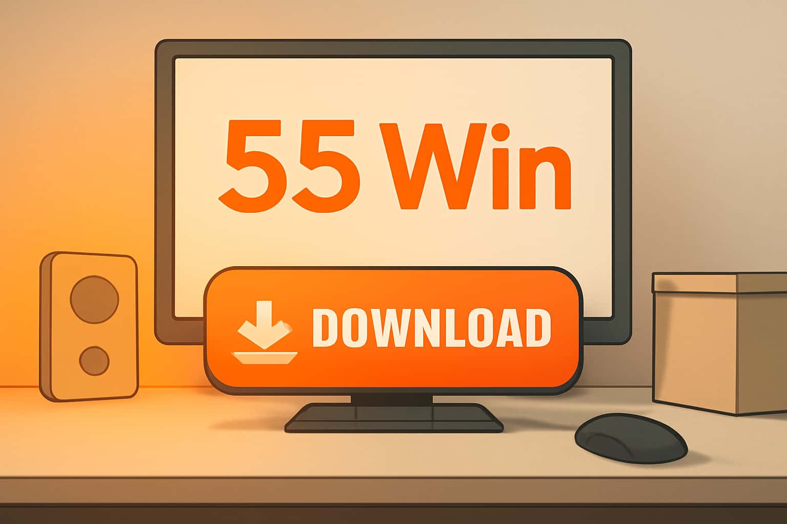 Informational scene about 55 Win Download
